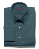 Arvind Seagreen Tresca Cotton Shirt