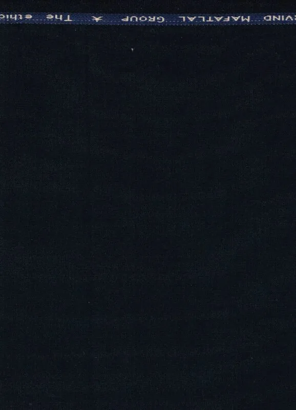Mafatlal Navy Blue Suiting Fabric