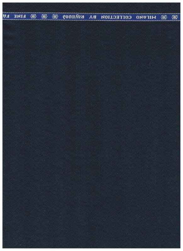 Raymond 70's Navy Blue Polywool Suiting Fabric