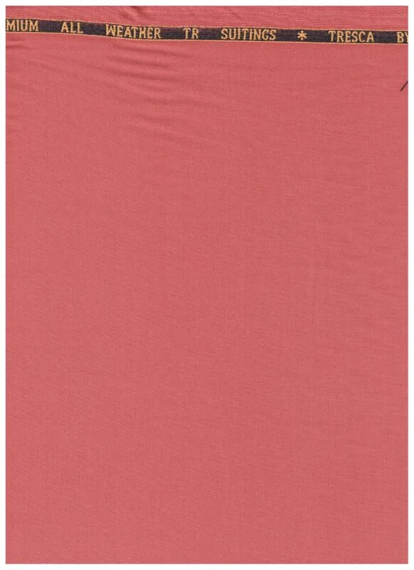 Arvind Carrot Red Polyviscose Suiting Fabric