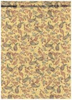 Arvind Jacquard Printed yellow shirting fabric