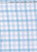 arvind giza cotton blue checks shirting fabric