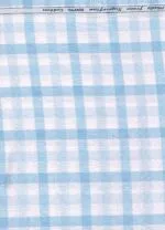 arvind giza cotton blue checks shirting fabric