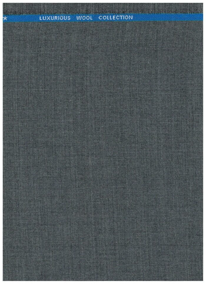 Mafatlal Grey Polywool Suiting Fabric