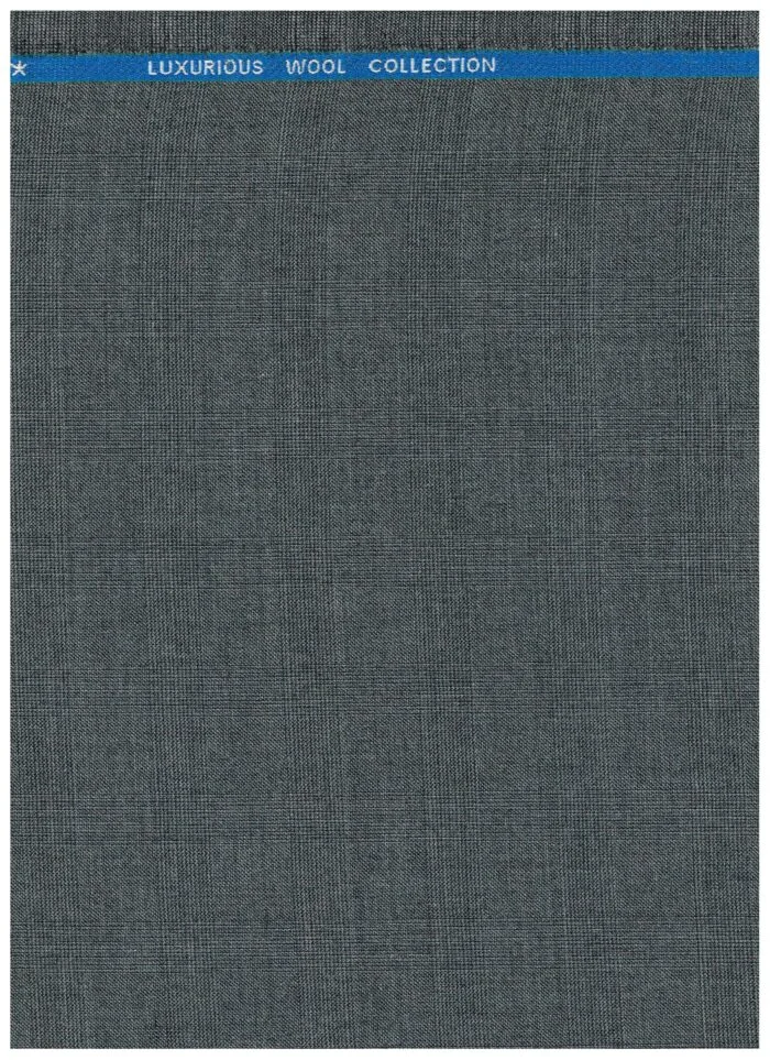 Mafatlal Grey Polywool Suiting Fabric