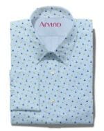 arvind cotton print shirt Blue