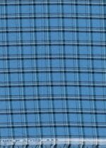 Arvind PC Blue Checks Shirt fabric