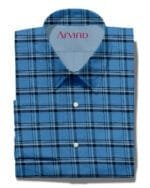 Arvind PC Blue Checks Shirt