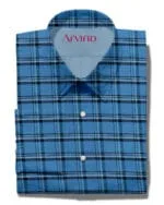 Arvind PC Blue Checks Shirt