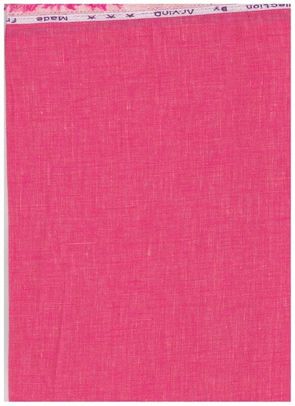 Arvind French Rose Linen Shirting Fabric