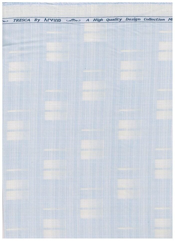 Arvind Tresca Sky Blue shirting fabric