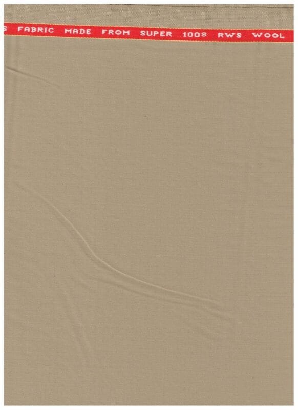 Raymond Beige Polywool Suiting Fabric 1118050