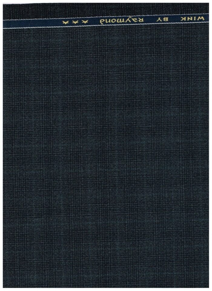 Raymond Grey Checks Polyviscose Suiting Fabric
