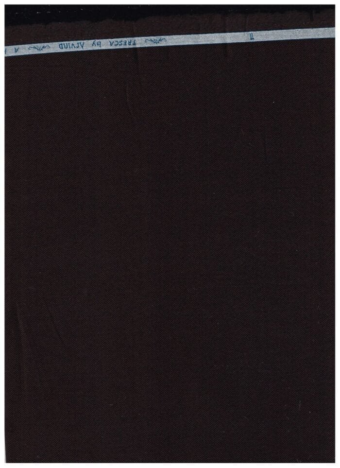 Arvind Brown Cotton Shirting Fabric