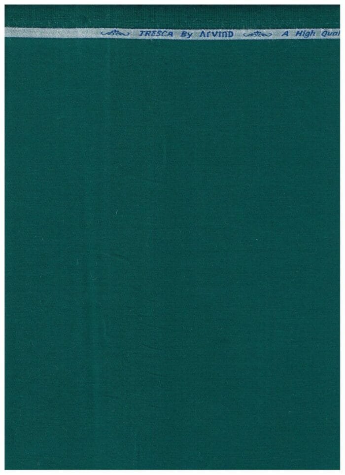 Arvind Peacock Blue zinia Shirting fabric