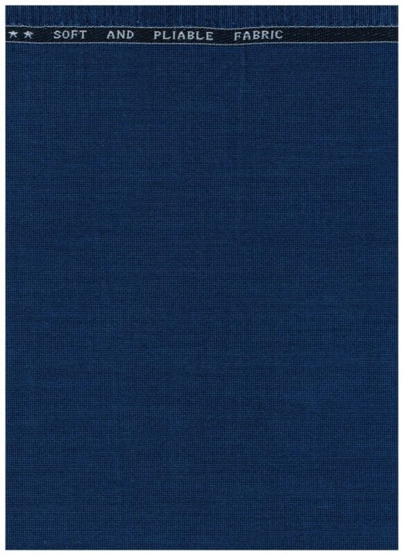 Raymond Navy Blue Terry Rayon Suiting Fabric
