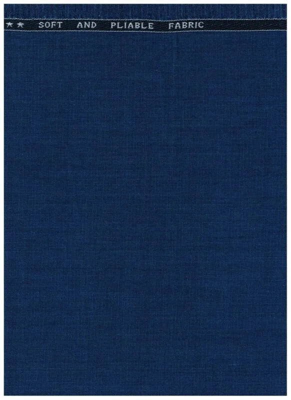 Raymond Navy Blue Terry Rayon Suiting Fabric
