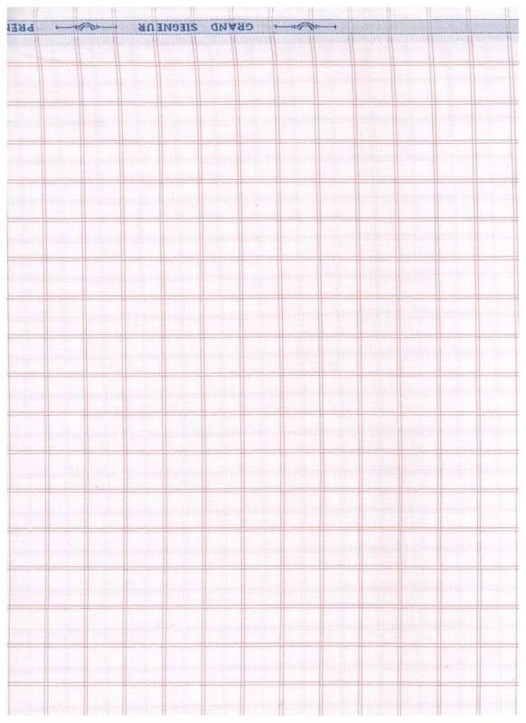Arvind Brown checks on white shirting fabric
