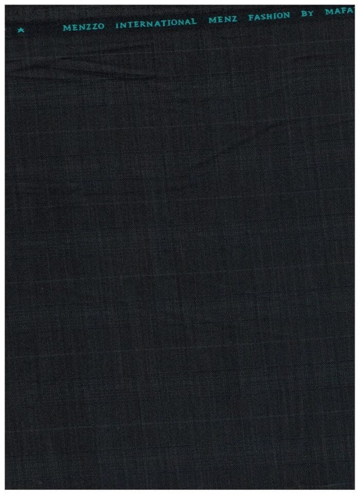 Mafatlal Black polyviscose suit fabric
