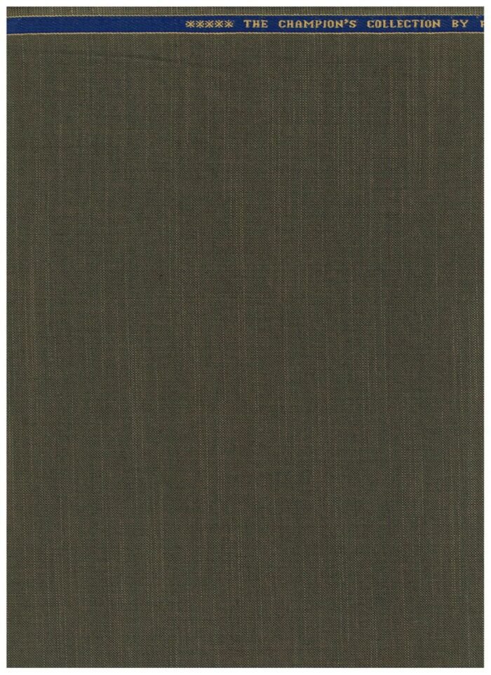 Raymond Tate Olive Polywool Suiting Farbic