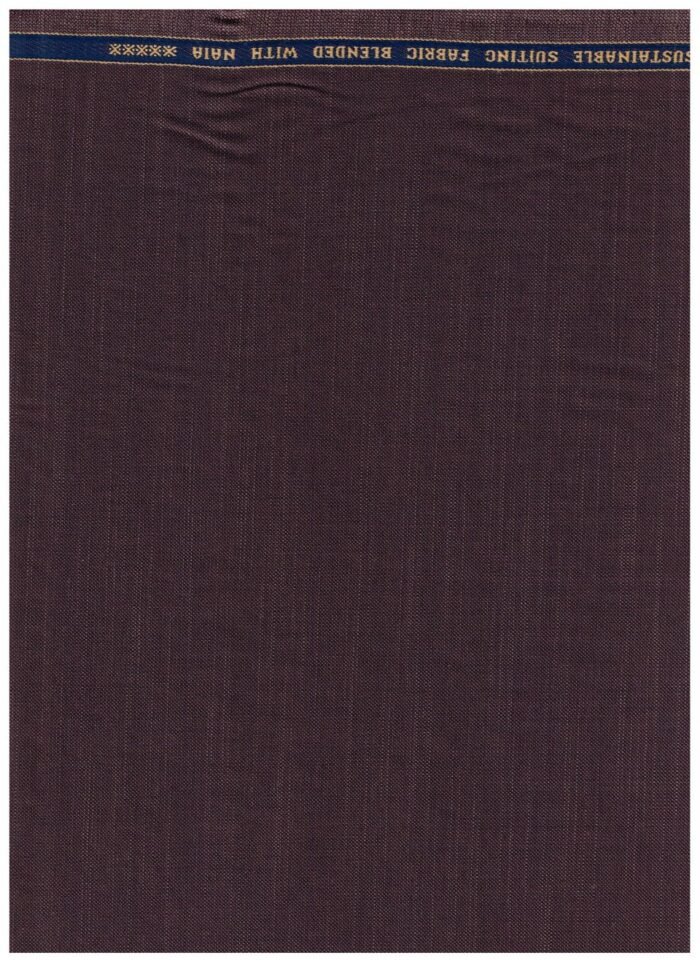Raymond Grape Purple Polywool Suiting Fabric