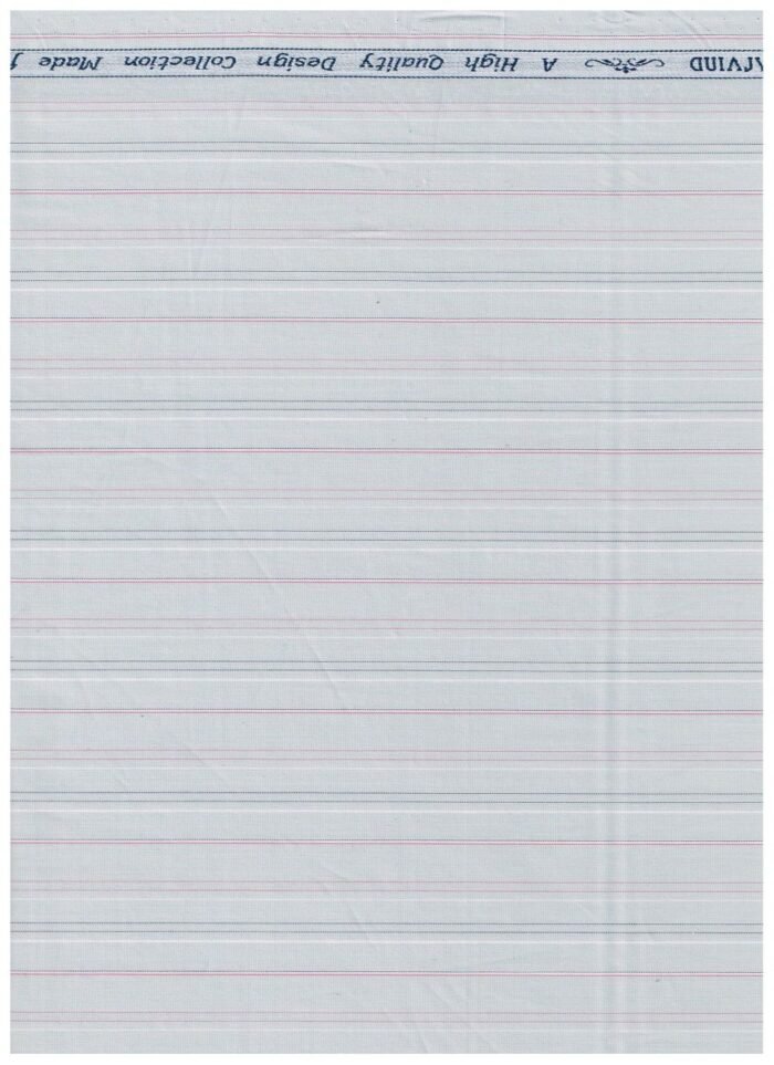 Arvind Grey Striped Tresca cotton shirting fabric