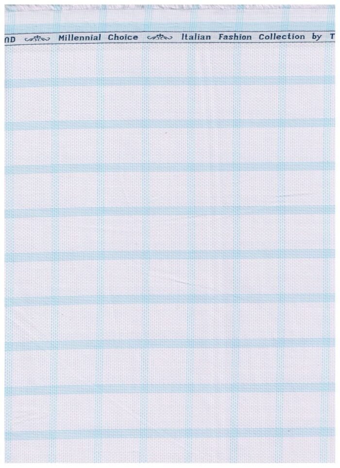 Arvind Lavender checks on pink tresca cotton shirting fabric