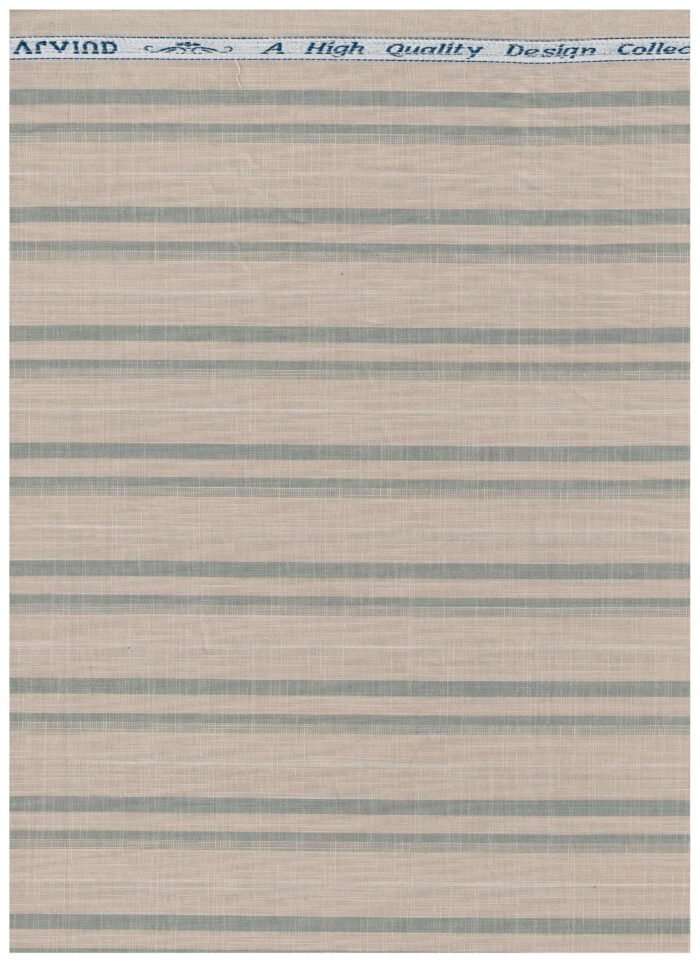 Arvind Khaki Tresca Cotton shirting fabric