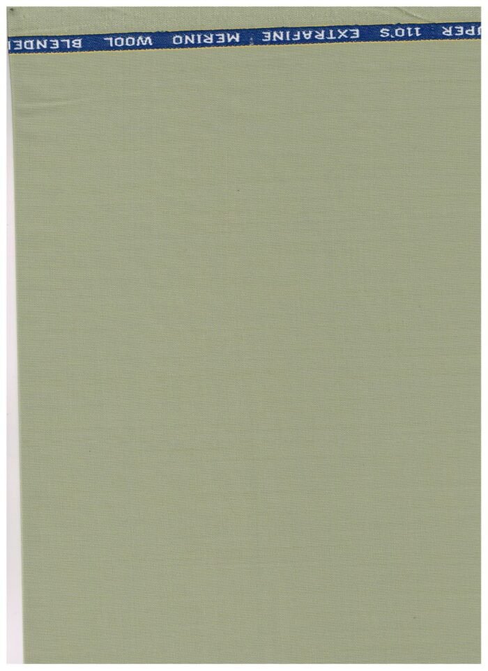 Georgio gullini Olive Green Polywool Suiting fabric