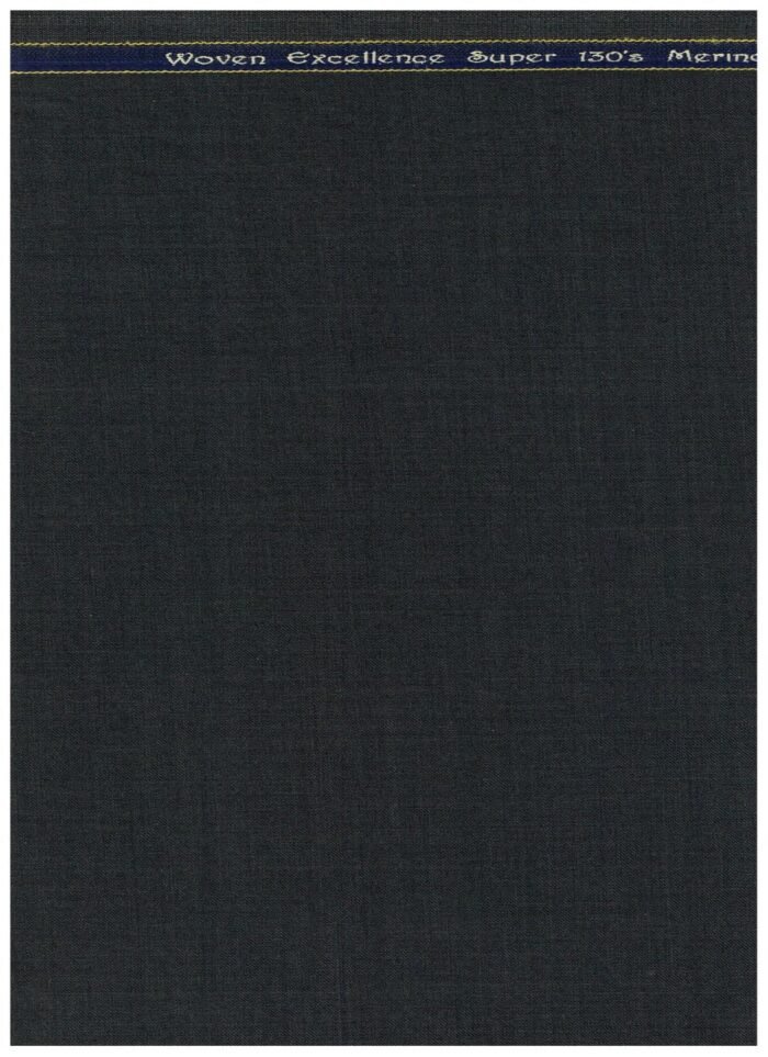 Georgio Gullini Shadow Grey Polywool Super 130 suiting fabric