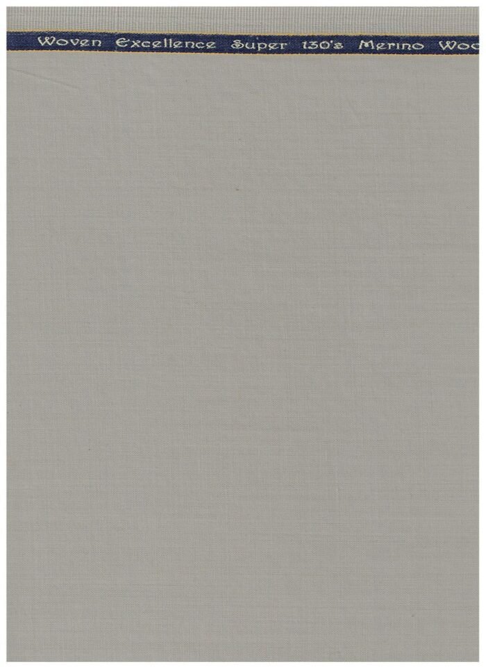 Georgio gullini Smoke Grey polywool super 130's suiting fabric