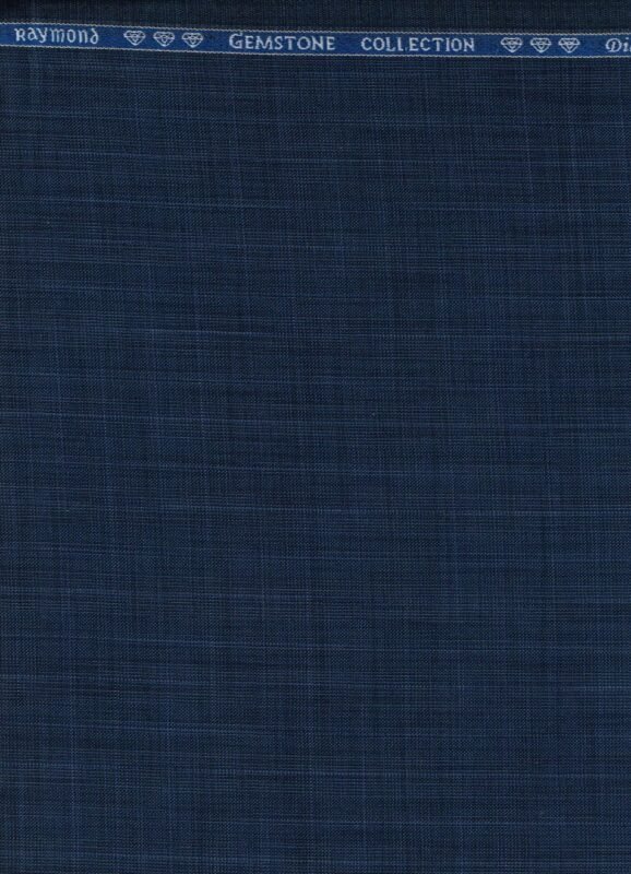 Raymond Deep Sea Blue Polyviscose Suiting and trouser fabric