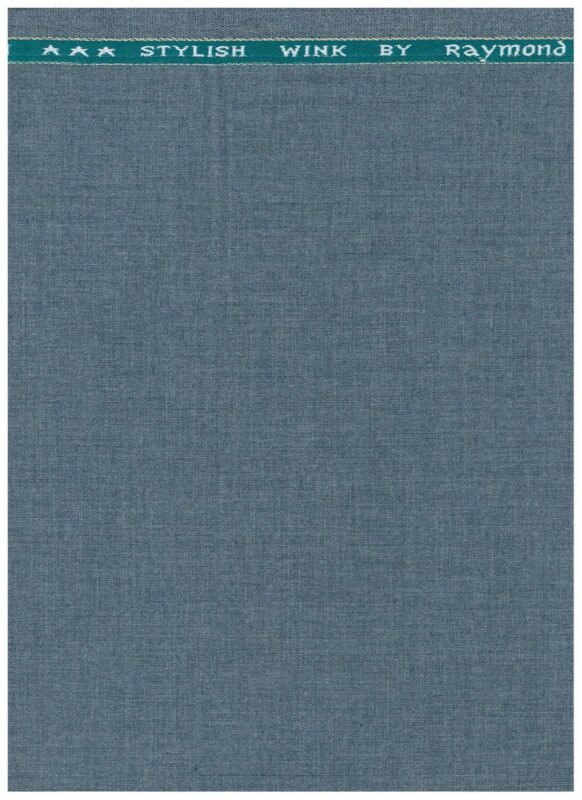 Raymond Gravel Blue Grey Polyviscose suiting and trouser fabric