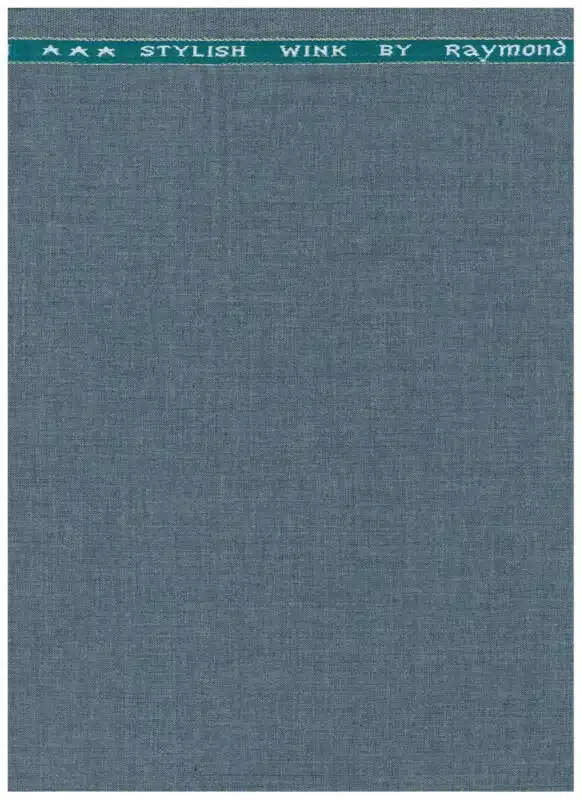 Raymond Gravel Blue Grey Polyviscose suiting and trouser fabric