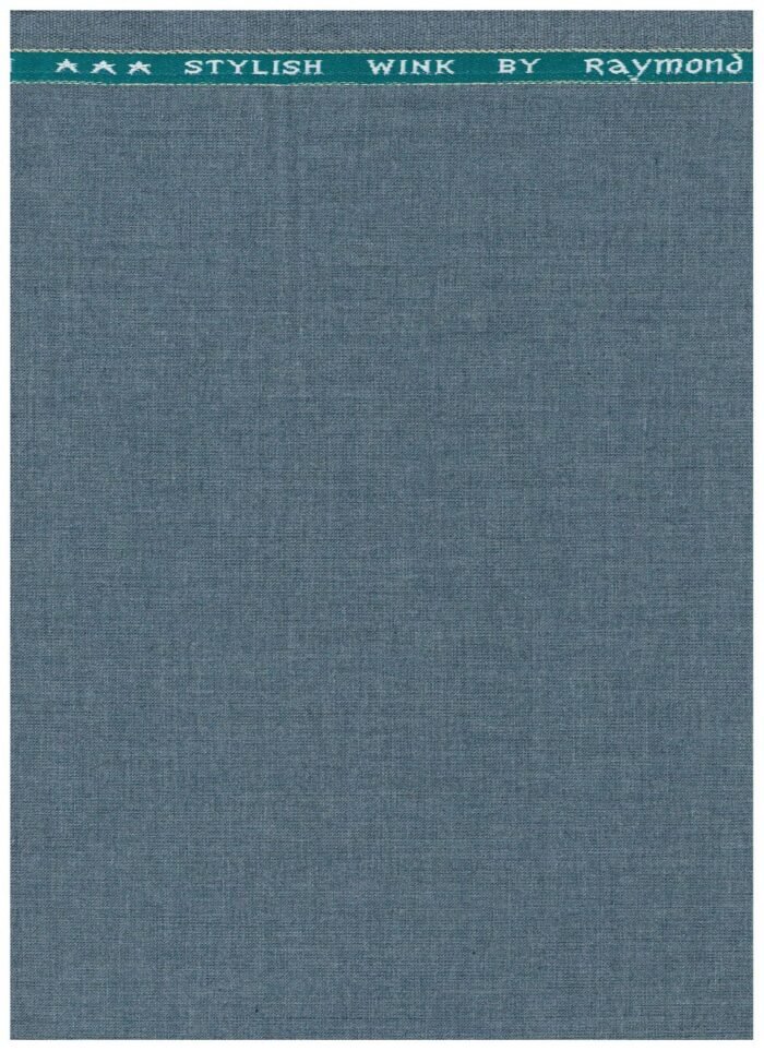 Raymond Gravel Blue Grey Polyviscose suiting and trouser fabric