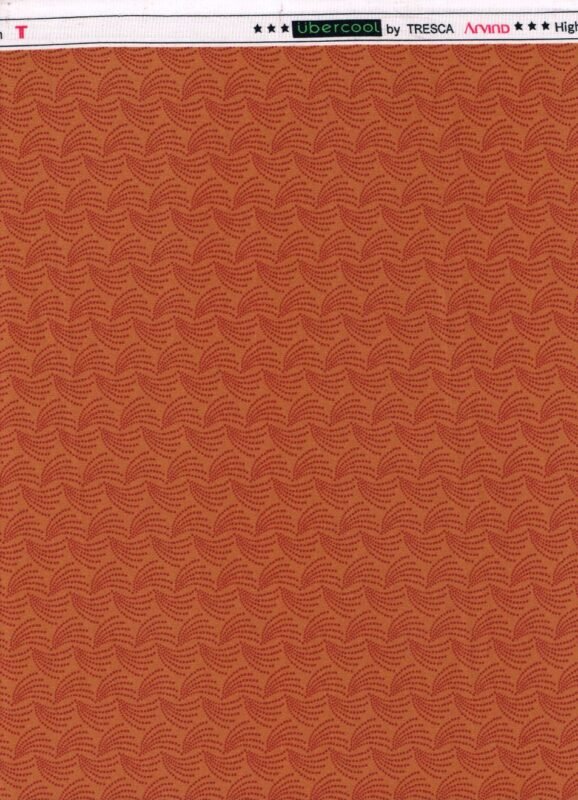 Arvind Tresca Orange Printed Shirting Fabric