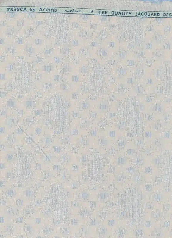 Arvind Tresca Golden Jacquard Shirting Fabric