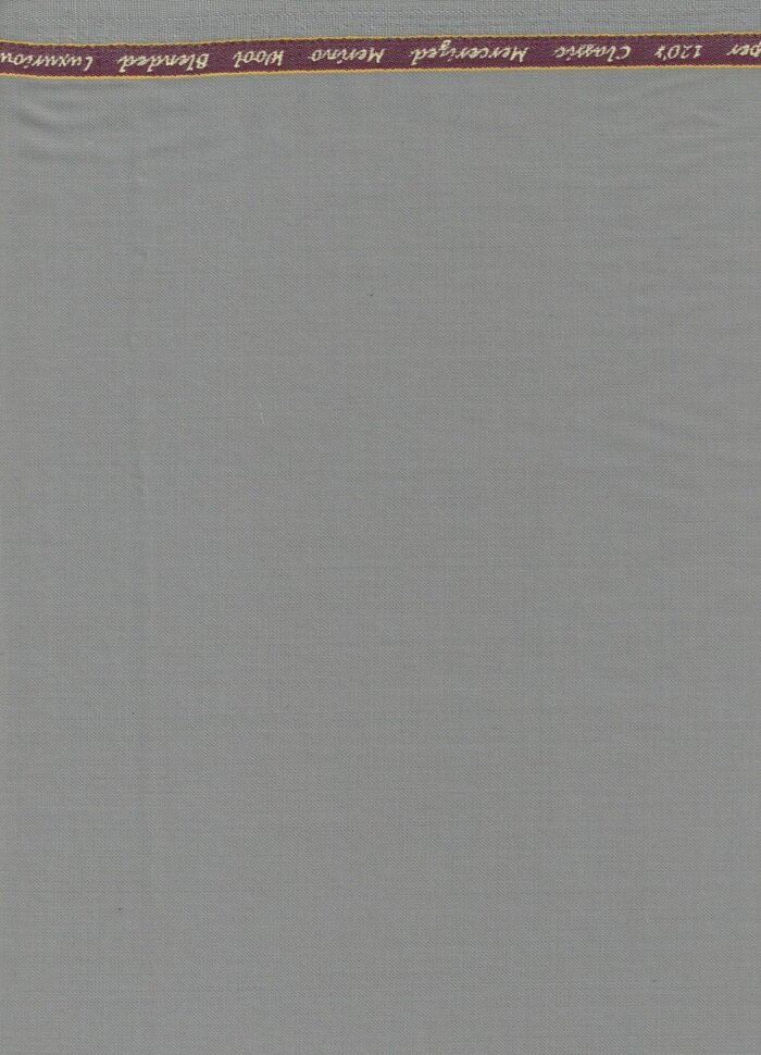 Georgio Gullini Grey Super 120's Polywool Suiting and trouser fabric