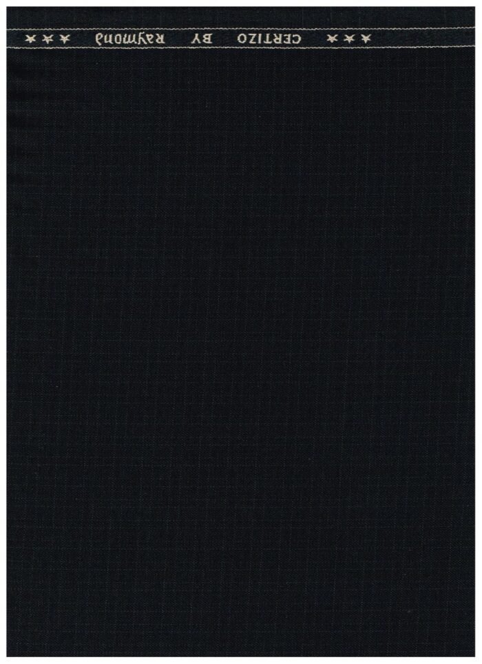 Raymond Black Polyviscose Suiting and trouser fabric