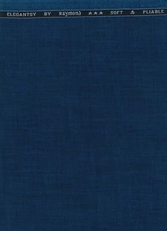 Raymond Royal Blue Tery Rayon Suiting fabric