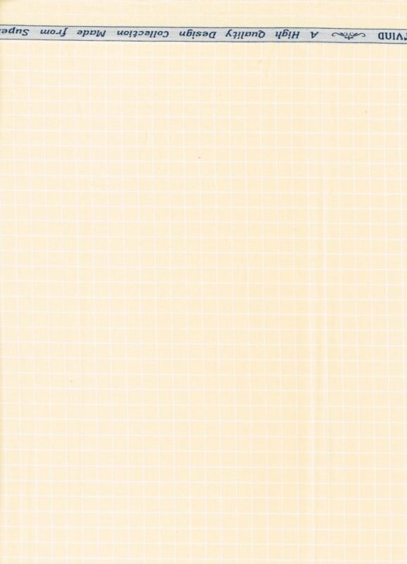 Arvind Butter yellow Tresca Cotton Shirting fabric
