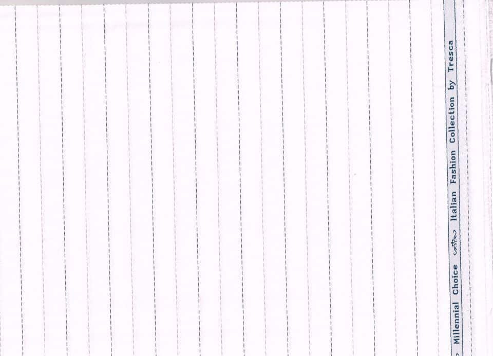 Arvind White Tresca Cotton Checks Shirting Fabric