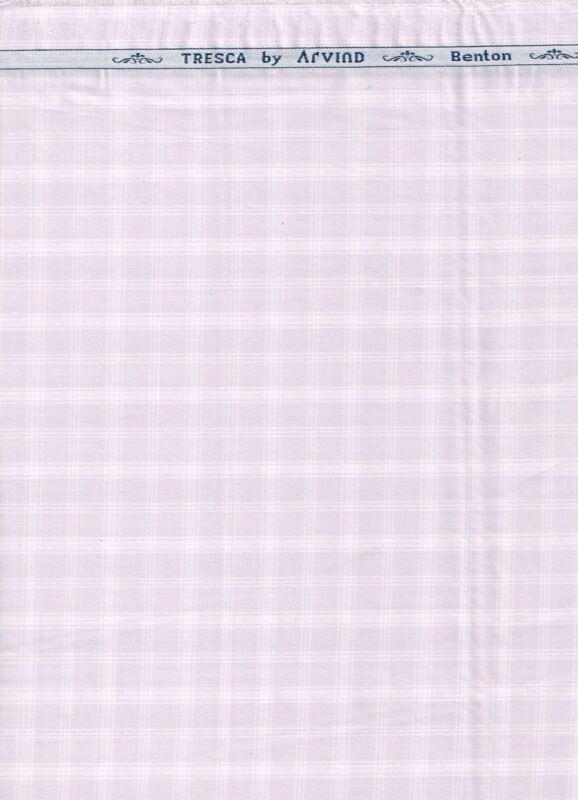 Arvind Tresca Cotton Light Purple Shirting fabric