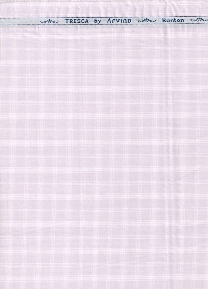Arvind Tresca Cotton Light Purple Shirting fabric