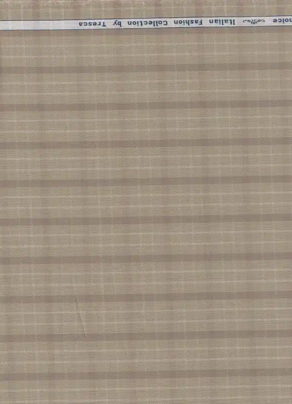 Beige Tan arvind tresca cotton shirting fabric