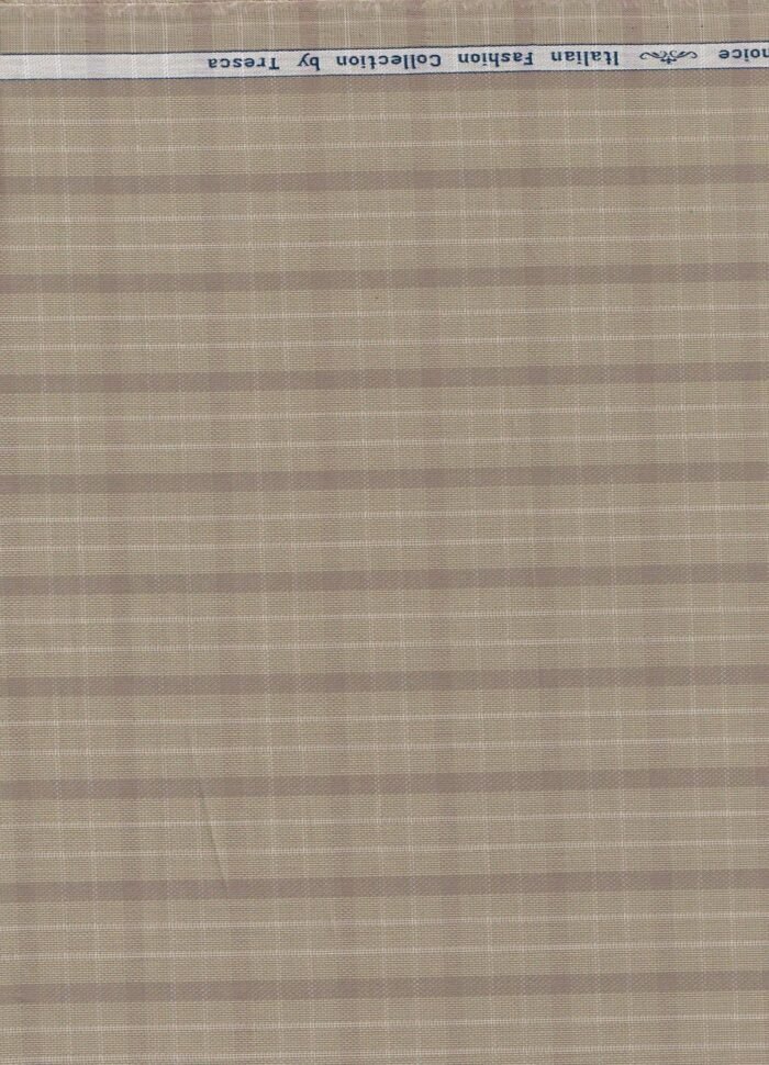 Beige Tan arvind tresca cotton shirting fabric